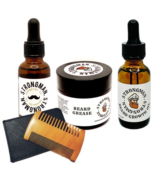 Beard Grooming Kit with Travel Beard comb