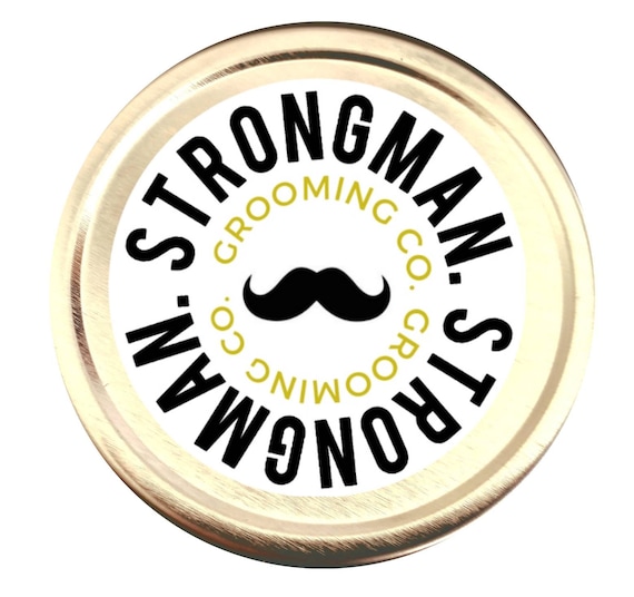 Strongman Mustache Wax. Vintage style wax. Tons of unique scent options (Contact for Whole Sale Pricing)