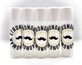 Strongman Grooming Co. Light-Medium hold wax in Travel Tube container. (Quantity 1)