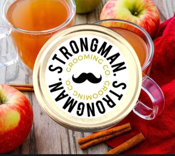 Special Edition: Apple cider scent Strongman Mustache Wax medium-strong hold