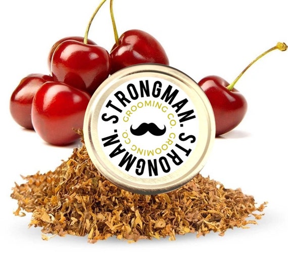 Special Edition Cherry Tobacco Strongman Mustache Wax. Vintage style wax. Tons of unique scent options (Contact for Whole Sale Pricing)