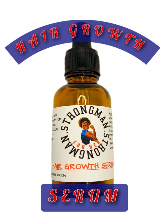 HAIR GROWTH SERUM for her from Strongman Grooming Co.