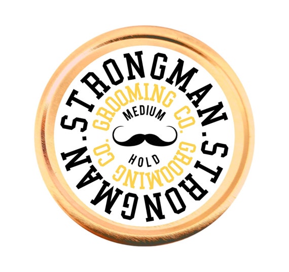 Medium hold Strongman Grooming Co. Mustache Wax