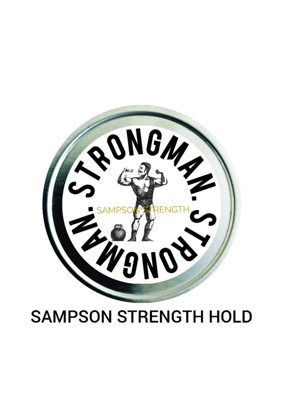 New Sampson Strength Strongman Mustache Wax (New multiple scent options). World Strong Man Hold! (Contact for Whole Sale Pricing)