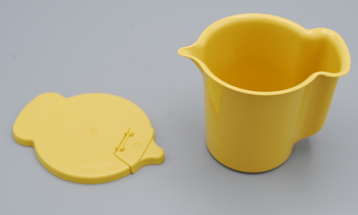 Tupperware 574 Harvest Gold Creamer Container replacement Etsy