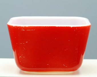 Vintage Pyrex Primary Red Refrigerator Dish *No Lid* Model #501