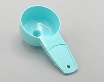 Tupperware Miniature Light Blue/Sheer White Funnel Salt & Pepper/Spice Shaker Refilling Tool