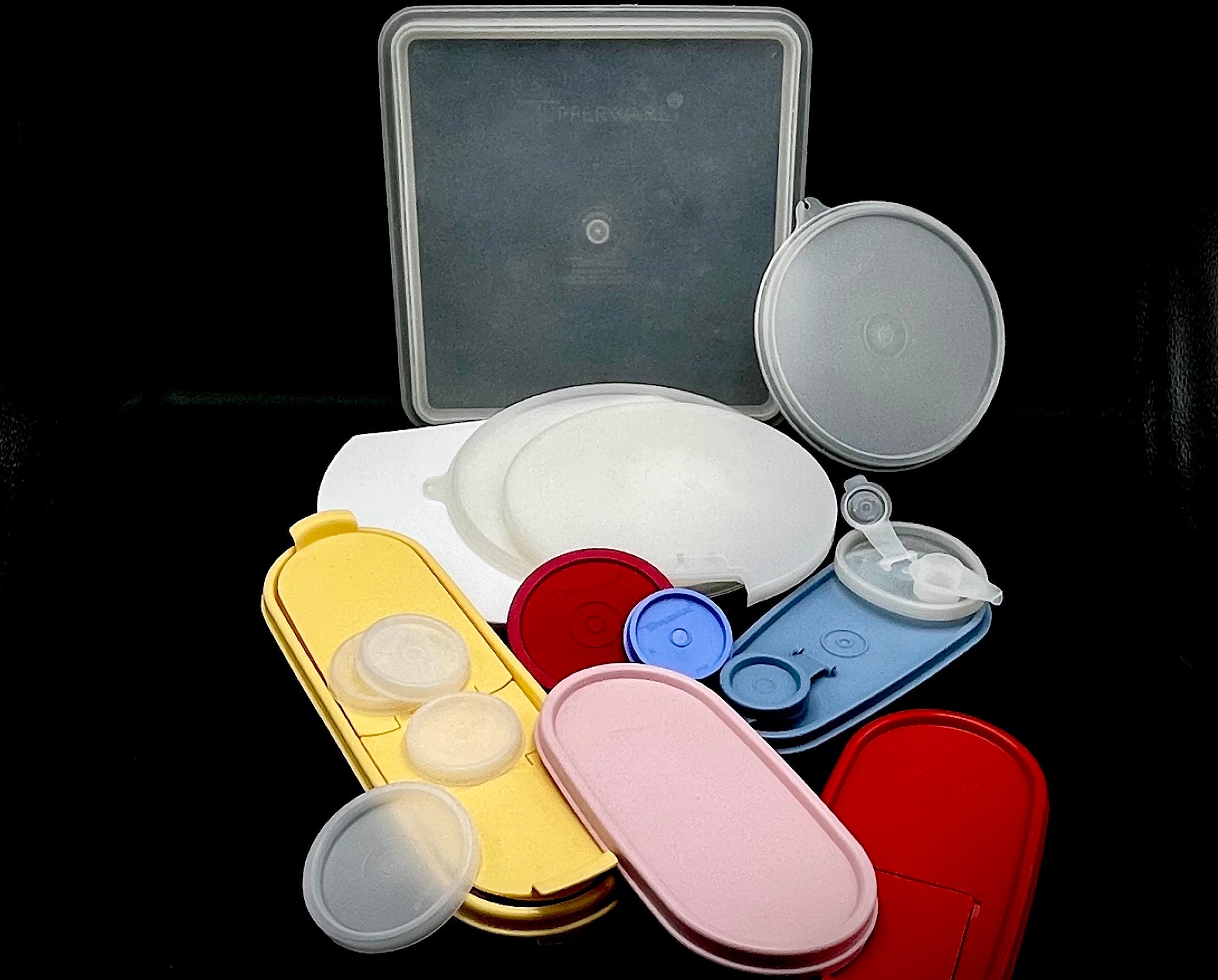 Vtg TUPPERWARE #812 Replacement Servalier ONE Lid Only Round 5 ASSORTED  COLORS