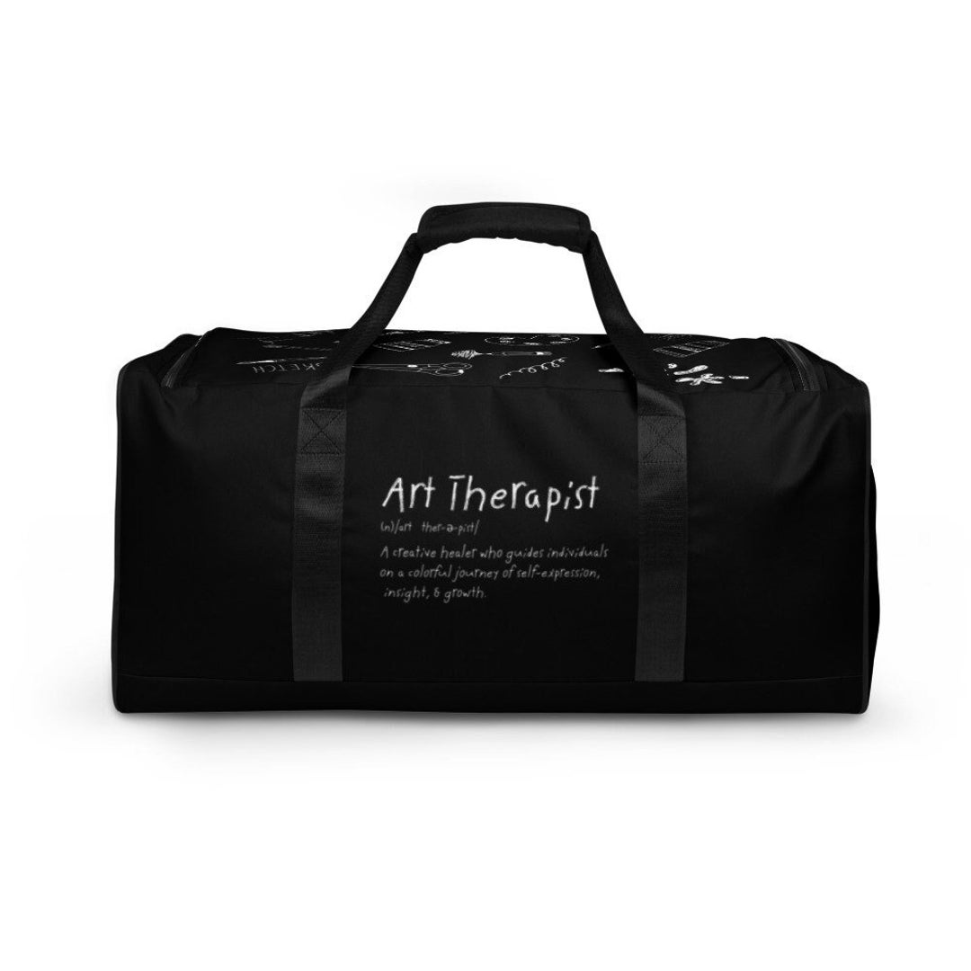 Kunsttherapeut Definition Duffle Tasche Schwarze Tasche Etsy.de