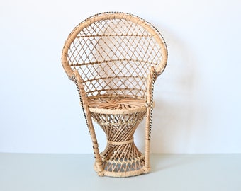 Mini Fauteuil Paon - Emmanuelle - Scoubidou - modèle grand 40 cm