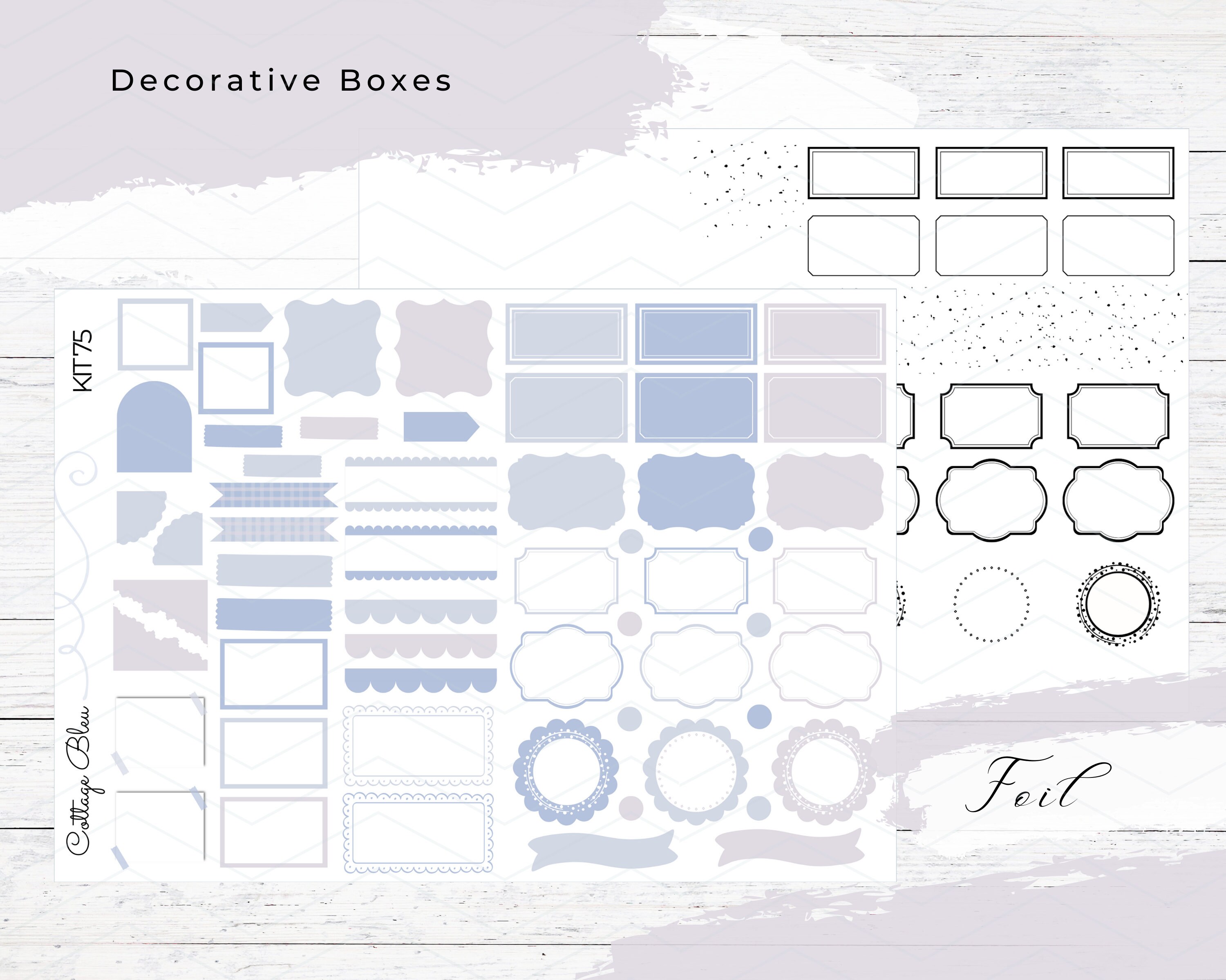 Winter Printable Stickers, Weekly Kit for Erin Condren Planner 7x9 ...