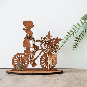 Wooden jewelry organizer,Jewelry stand display,Earring display stand wood,Ring jewelry organizer,Necklace organizer stand,Jewelry stand wood