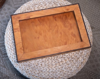 Boîte présentoir en bois, Shadow Box en bois rustique, Vitrine pour miniatures, Vitrine pour objets de collection, Présentoir en bois, Présentoir en verre