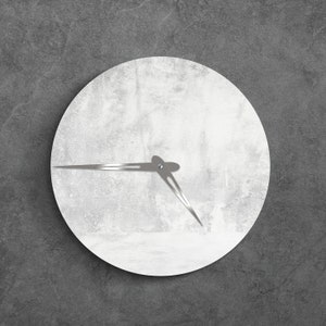 Concrete wall clock, Grey wall clock, Marble wall clock, Minimalist wall clock, Luxury wall clock, Stone wall clock, Contemporary wall clock
