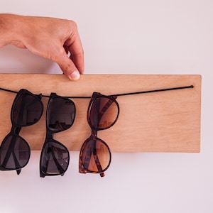 Sonnenbrillenhalter und Schlüsselhalter , Wand Brillenhalter Wandhalterung  Holz Art Schlüsselhalter Sonnenbrillen Organizer Schlüsselständer Rustikal  Kunst - .de