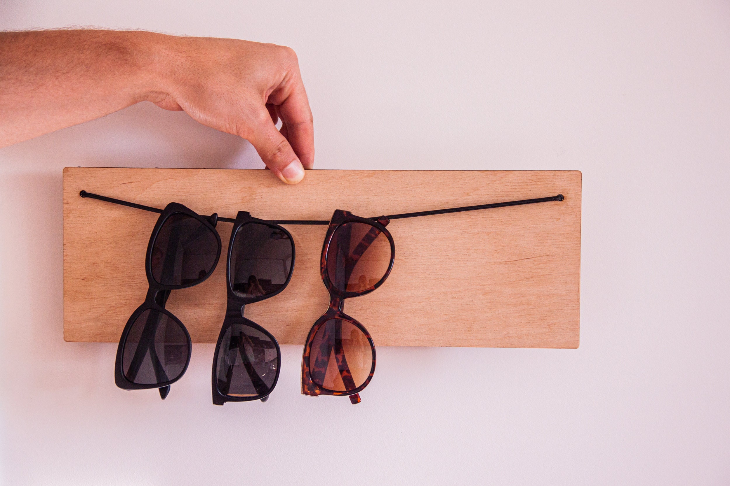 Brillenhalter Wand,Sonnenbrillenhalter Wand,Sonnenbrillenhalter Holz, Sonnenbrillenhalter Holz,Sonnenbrillenständer Holz,Brillenständer - .de