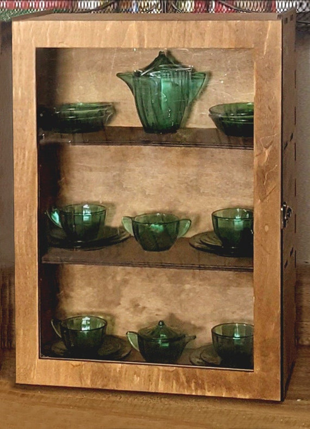 Wood Display Box,dish Display Case,tableware Display Case,glass Display ...