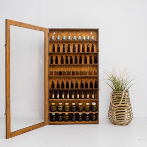 Miniature liquor bottle display rack hotsell