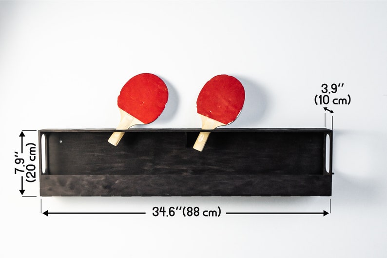6 Ping Pong Paddle Holder Tennis Paddle and Ball Rack Ping Etsy