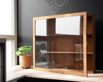 Vitrine en bois,vitrine moderne,vitrine en bois avec verre,meuble en bois avec porte vitrée,vitrine avec porte vitrée