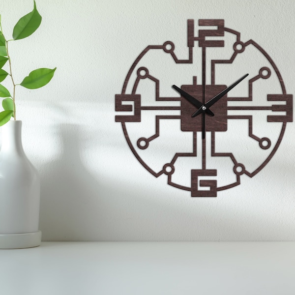 Cyberpunk Clock - Etsy