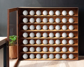 Golf ball display case,Golf ball display cabinet,Golf ball display rack,Wood display case,Wood display case,Wall display case