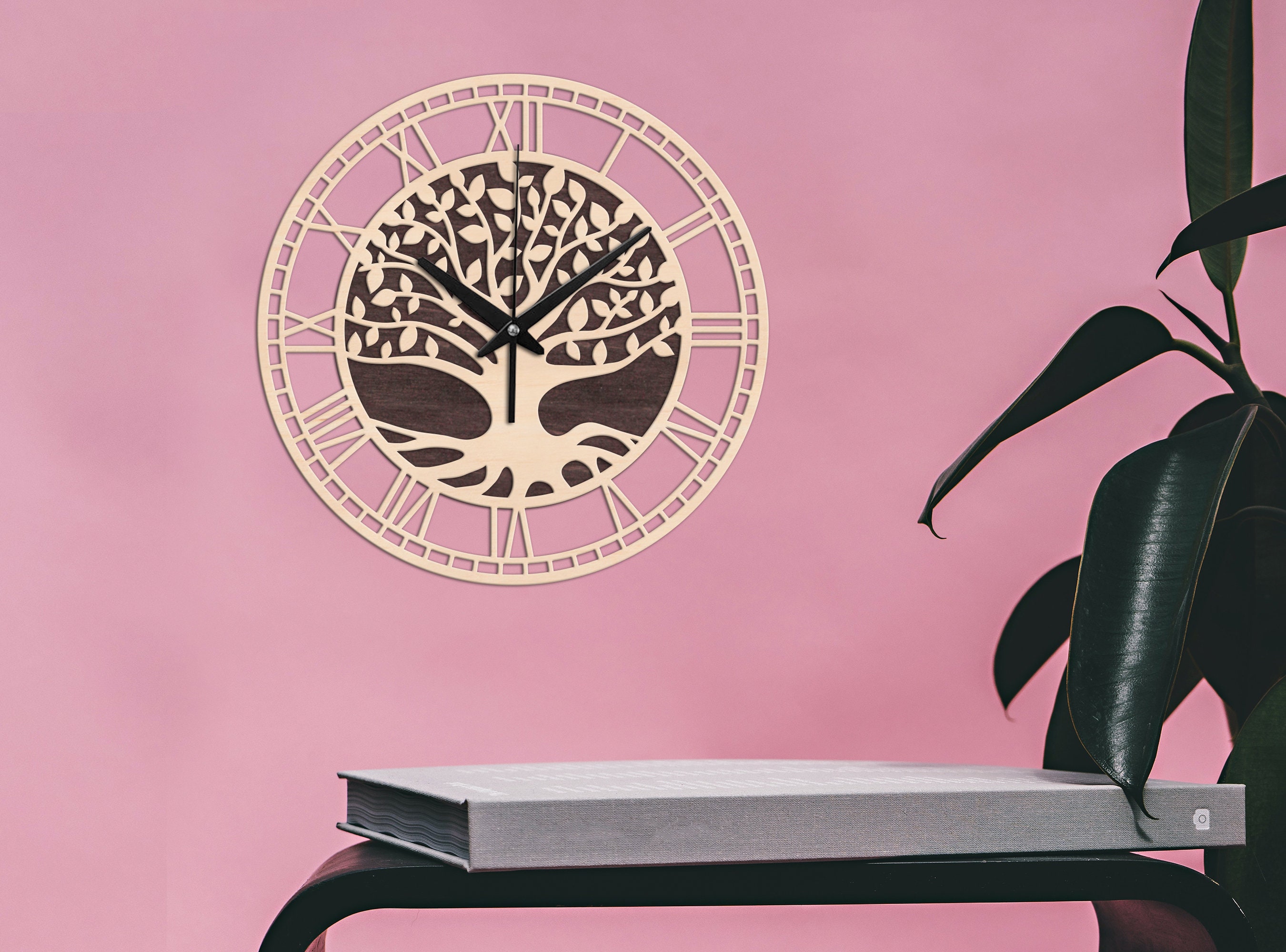 Tree of Life Wall Clocktree of Life Wall Decortree of Life Etsy