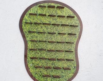 Golfbalstandaard, golfbalvitrine, golfbalhouder voor aan de muur, houten golfbaldisplay, golfbal, displaydoos golfbal