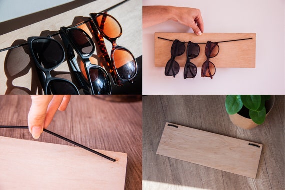 Brillenhalter Wand,Sonnenbrillenhalter Wand,Sonnenbrillenhalter  Holz,Sonnenbrillenhalter Holz,Sonnenbrillenständer Holz,Brillenständer -  .de