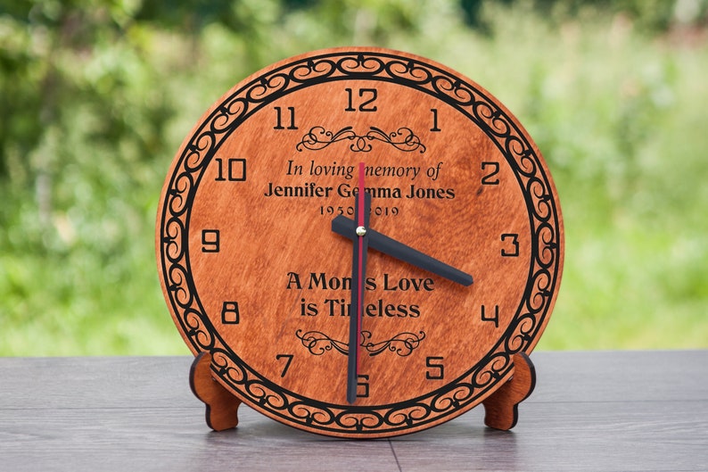 Memorial Clock for Mothermemorial Gift for Loss of Etsy