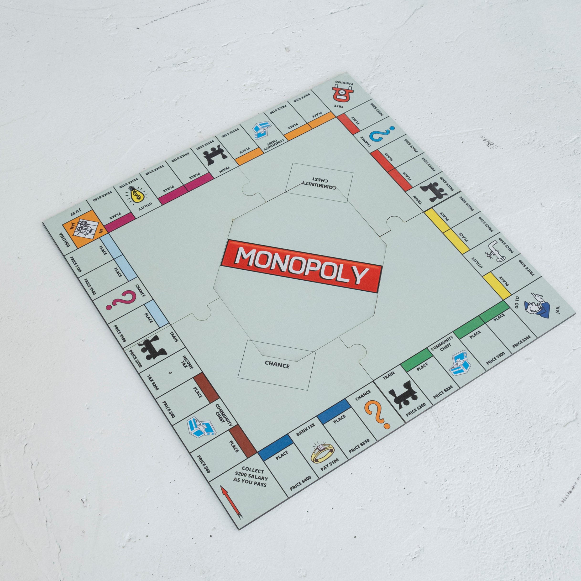 Personalized monopoly box, Wood monopoly board, Monopoly organizer, Monopoly box, Monopoly storage, Board game organizer, Monopoly holder