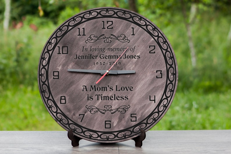 Memorial Clock for Mothermemorial Gift for Loss of Etsy