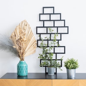 Wall plant trellis, Wood plant trellis, Trellis for indoor plants, Houseplant trellis, Plant Climbing support, Wall plant decor