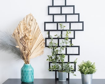 Wall plant trellis, Wood plant trellis, Trellis for indoor plants, Houseplant trellis, Plant Climbing support, Wall plant decor