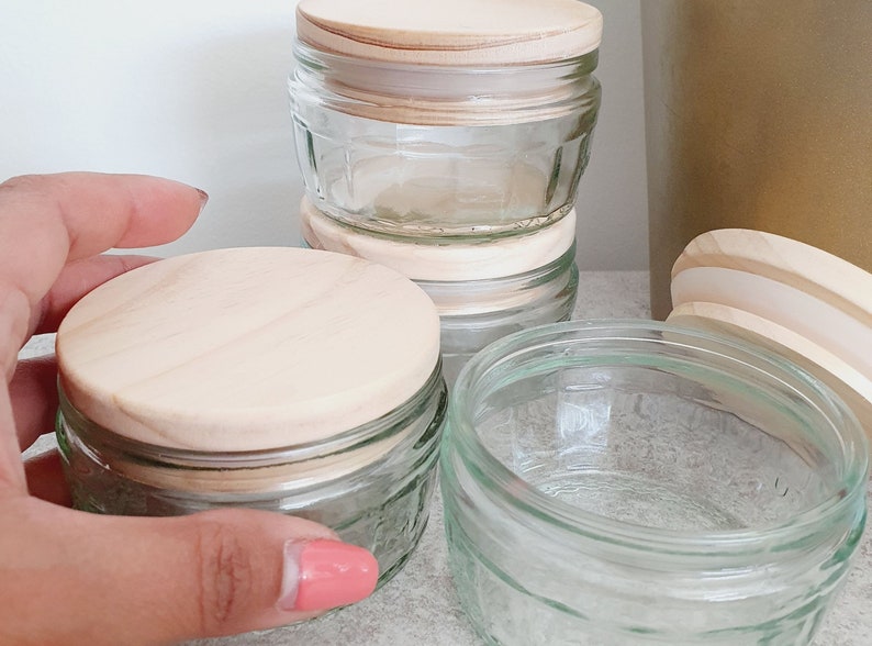 4 Gu Pot Bamboo Lids Set of 4 Jar Lids Etsy UK