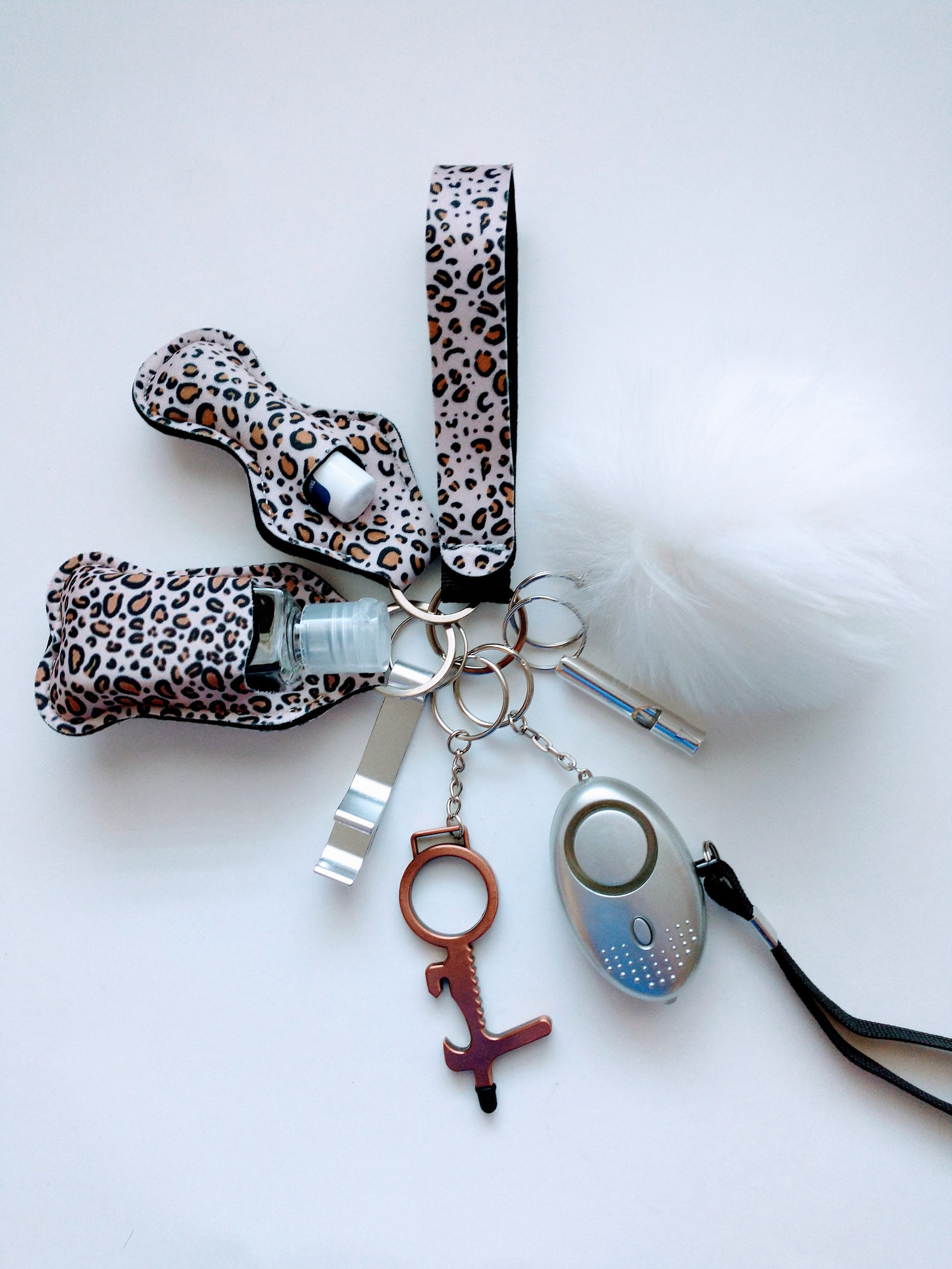 10 piece alarm Keychains Protection Keychain set for woman Etsy