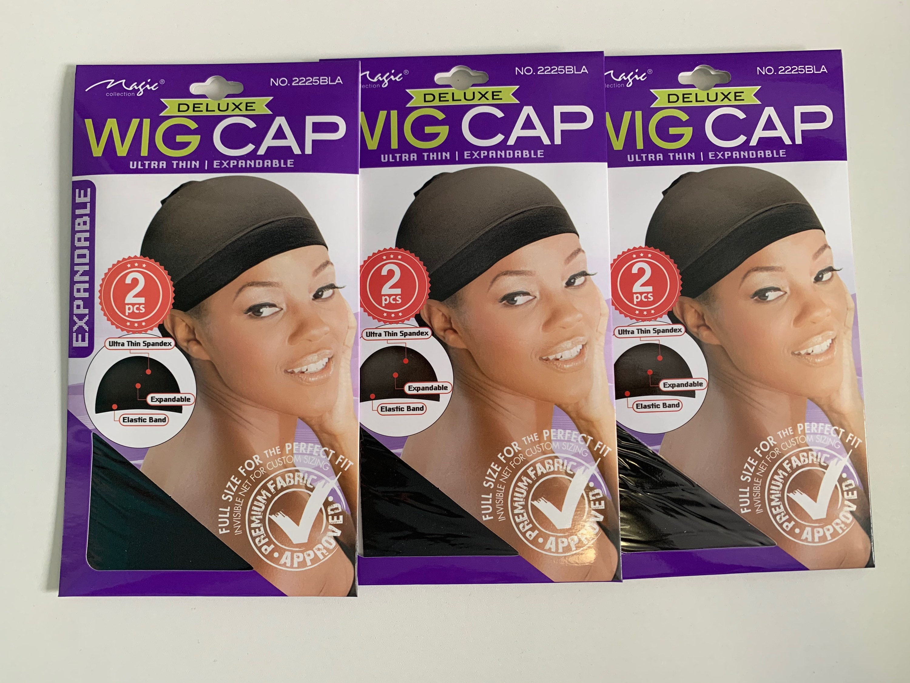 Deluxe Wig Cap Black 3sets 2pcs each Etsy