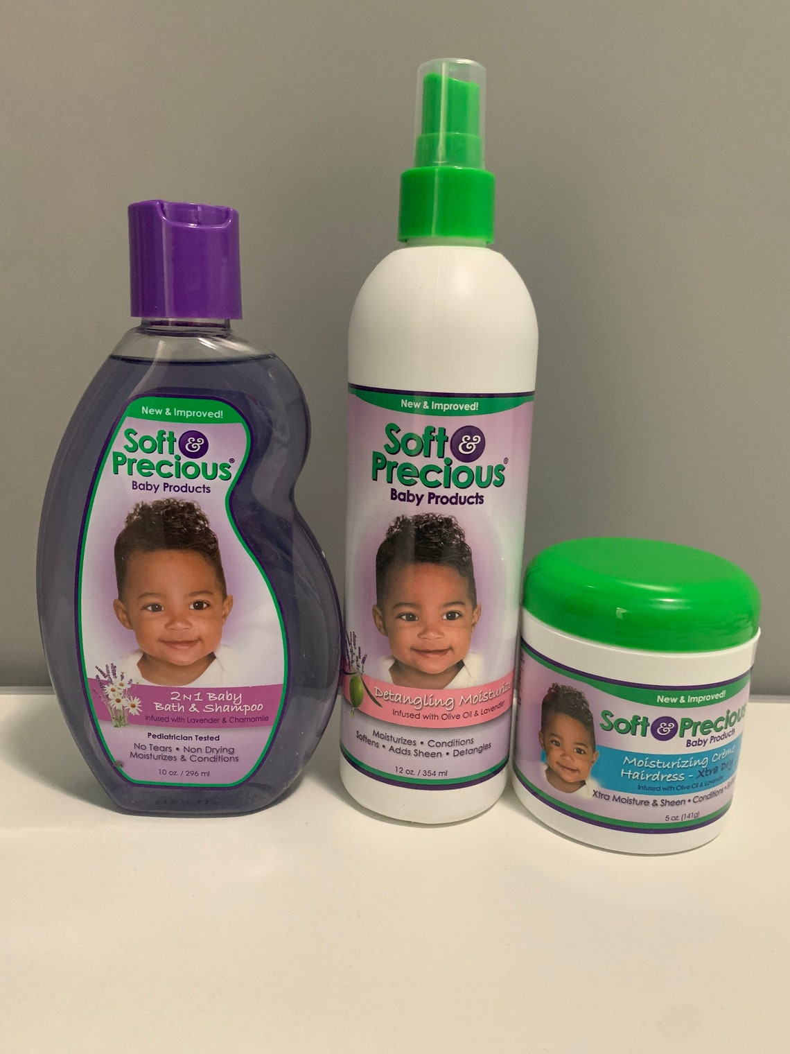 Soft & Precious Baby Product Hair Care Set 3pcs Etsy