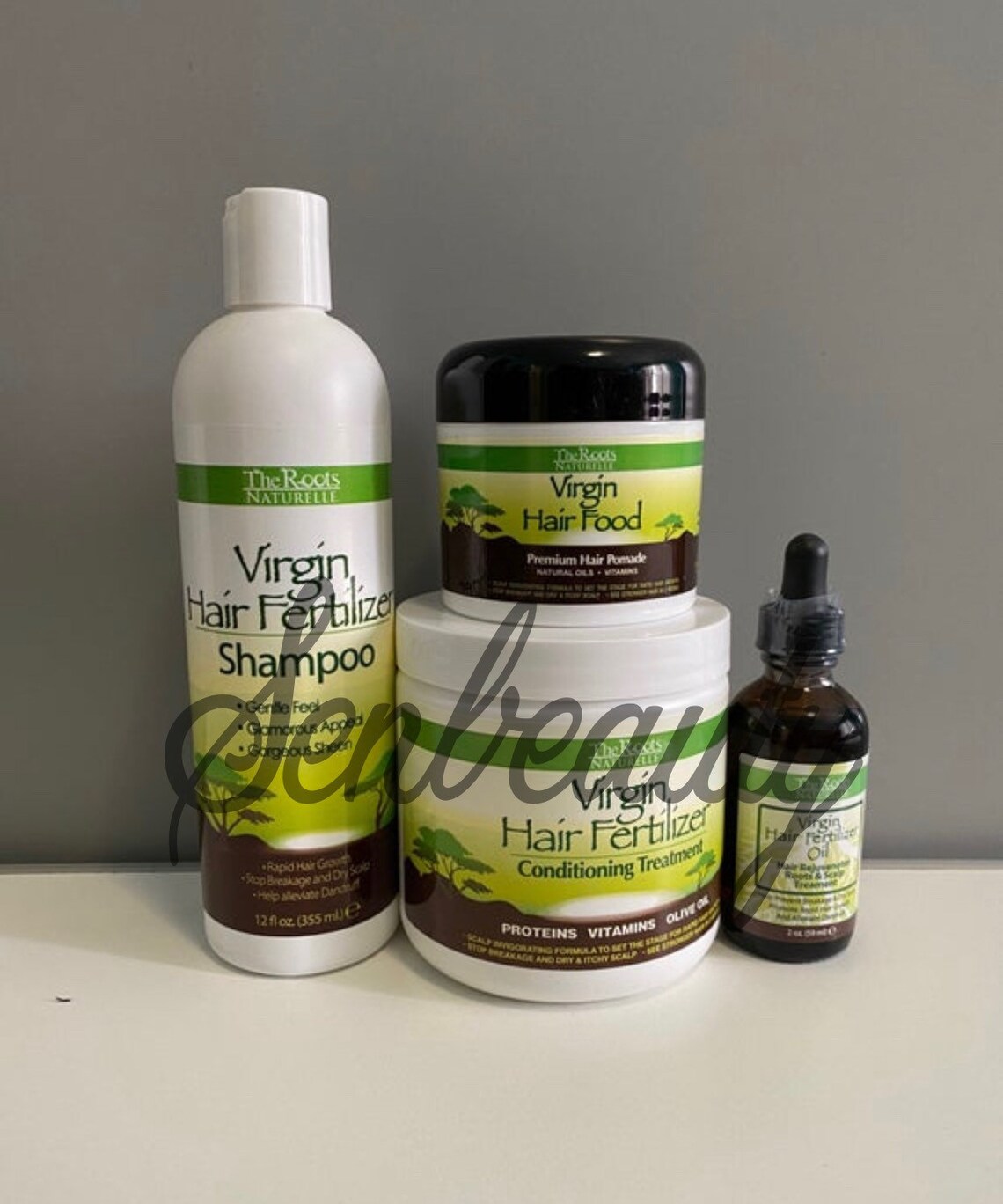 The Roots Naturelle Hair Care Bundle 4pcs Etsy