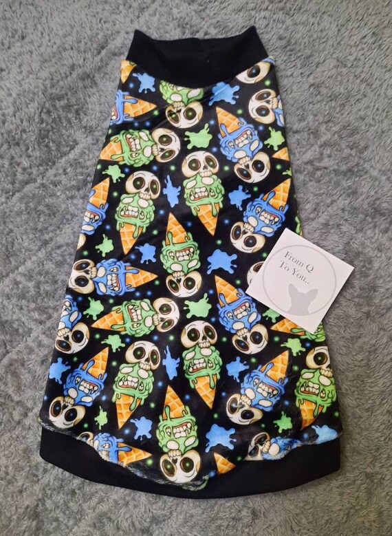 Zombie Ice Creams Minky Sphynx Clothing. Cat Dog Pet Etsy Australia