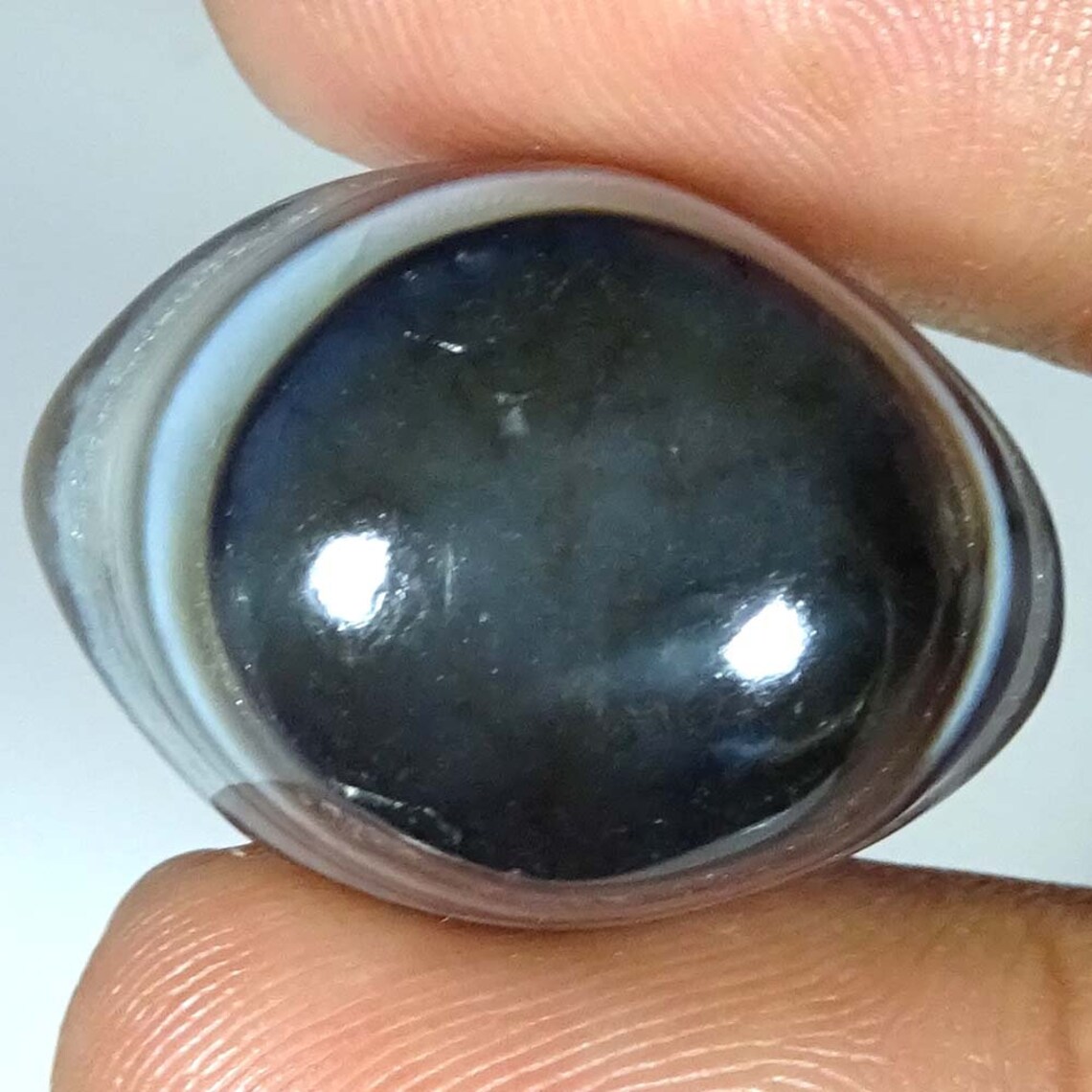 100 Natural EYE AGATE Loose Cabochon Gemstones Eye Agate Gems Etsy