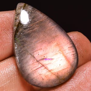 100% Natural Labradorite Cabochon Gemstone , Purple Labradorite Healing Loose Gemstone , Spectrolite Labradorite Gemstone for jewelry making