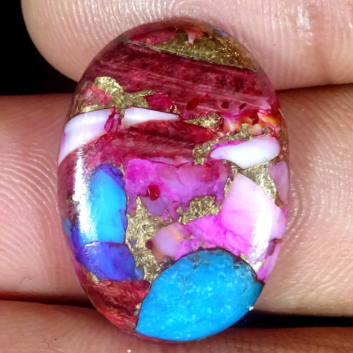 Oyster Turquoise Natural New Multi Color Spiny Oyster Copper Etsy