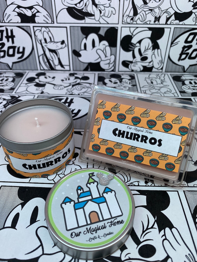 Disney Inspired Churro Scented Candle /& Wax Melts