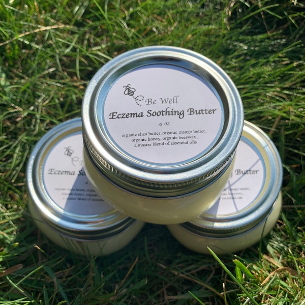 Natural/Organic Eczema Butter, Eczema Salve for Children & Adults, Healing for Eczema Relief, Gift, Body Butter, Pamper Me Lux Products