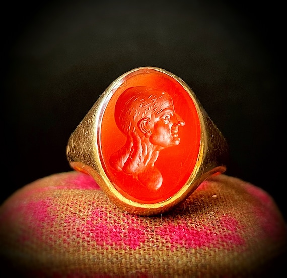 Carnelian intaglio hotsell