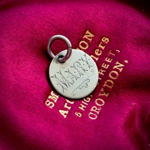 Antiguo colgante de moneda holandesa "María" (circa 1880)