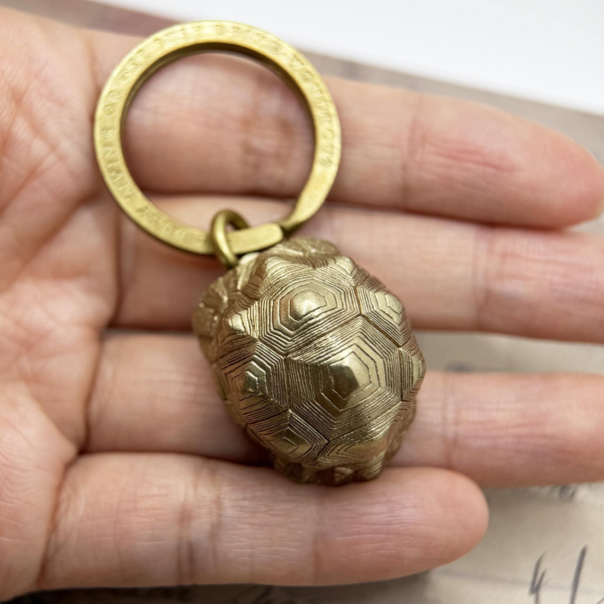 Tortoise Shell Keychain - Etsy