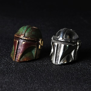Paracord Perle &quot;Kopfgeldjäger Mandalorian Helm&quot;-Messer Perle-Lanyard Perle-EDC Perle-Spezial Perle-Geschenk für Männer-Armband Perle