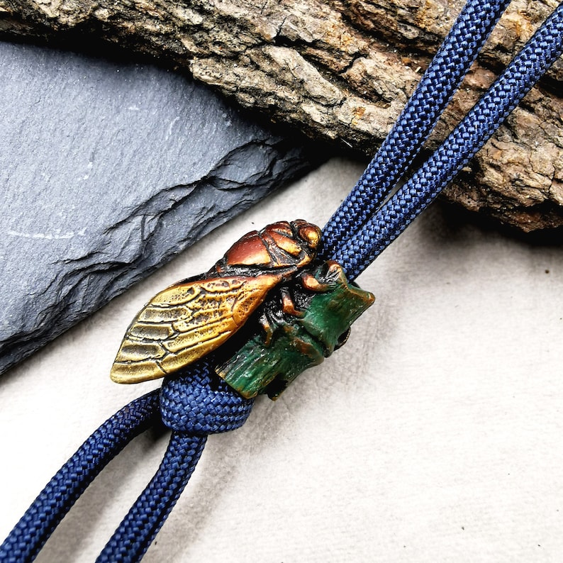 Paracord Bead cicada Knife Beadlanyard Beadedc Etsy